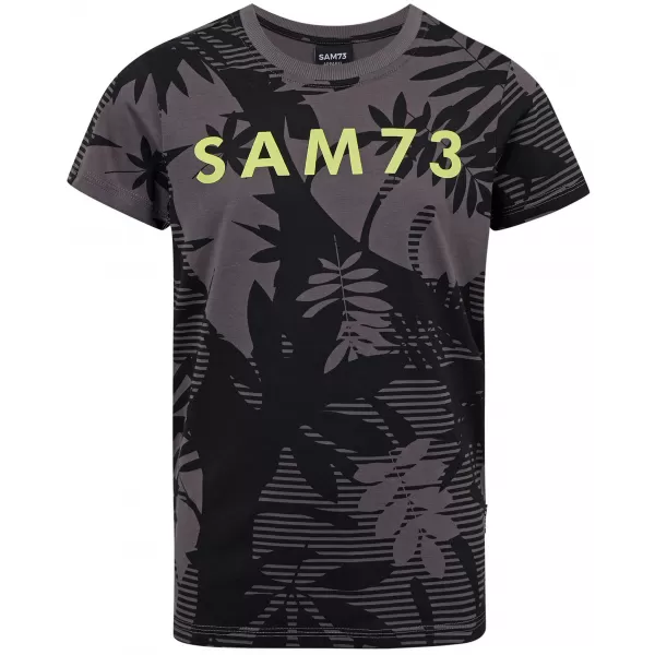 Boy T -Shirt mit kurzen Ärmeln SAM 73 THEODORE BT 563 SCHWARZ 