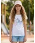 Mädchen-T-Shirt mit kurzen Ärmeln SAM 73 URSULA GT 563 WEIß