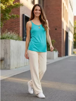 Damen-Tanktop SAM 73 JOYCE WT 841 NEONGRÜN
