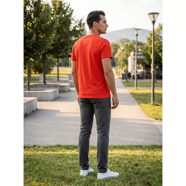  Herren-T-Shirt mit kurzen Ärmeln SAM 73 TERENCE MT 797 ROT 