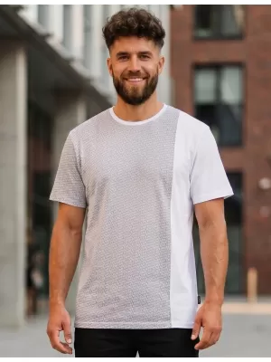Herren-T-Shirt mit kurzen Ärmeln SAM 73 PAUL MT 795 WEIß
