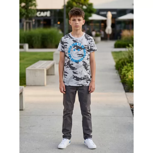  Jungen-T-Shirt mit kurzen Ärmeln SAM 73 KELVIN BT 560 WEIß 