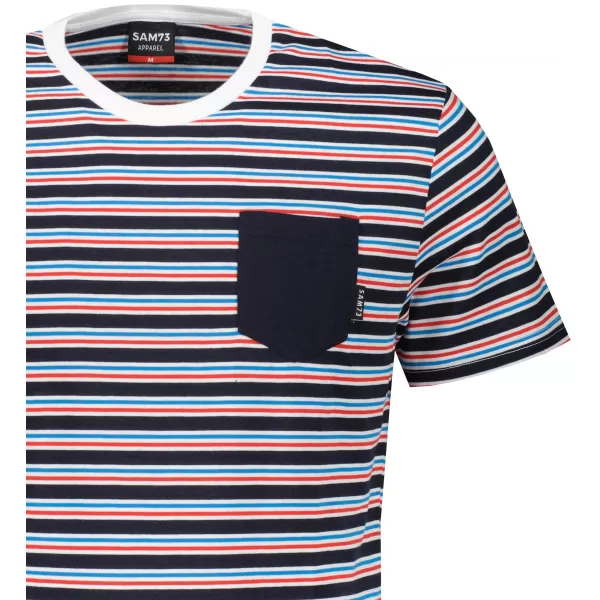  Herren-T-Shirt mit kurzen Ärmeln SAM 73 MARTIN MT 794 WEIß 