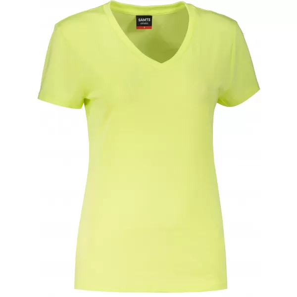  Damen-T-Shirt mit kurzen Ärmeln SAM 73 CLAUDIA WT 847 HELLGELB 
