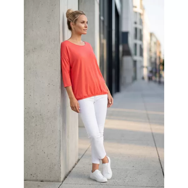  Damen-T-Shirt mit 3/4-Ärmeln SAM 73 GLADYS WT 865 LEUCHTEND ROSA 
