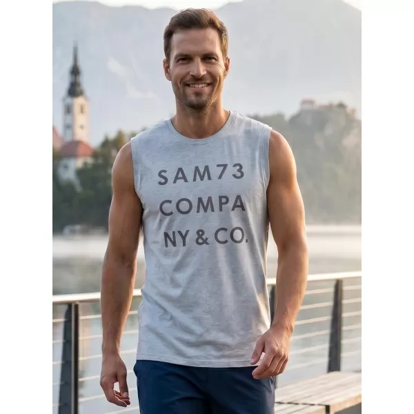  Herren-Tanktop SAM 73 EDGAR MT 787 HELLGRAU 