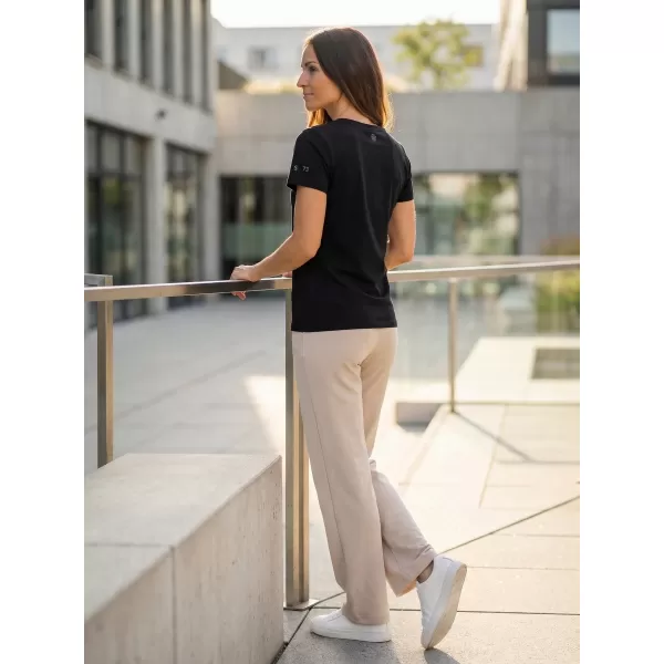  Damen-T-Shirt mit kurzen Ärmeln SAM 73 CLAUDIA WT 847 SCHWARZ 