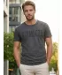 Herren-T-Shirt KIXMI NARSEY DUNKELGRAU