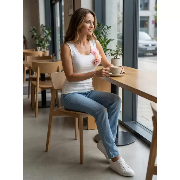  Damen-Tanktop KIXMI NAOMI WEIß 