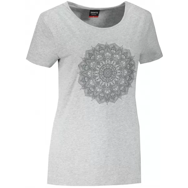  Frauen t -Shirt mit kurzen Ärmeln SAM 73 DEBORAH WT 845 HELLGRAU 