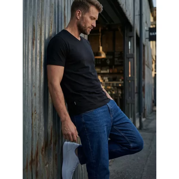  Herren-T-Shirt mit kurzen Ärmeln SAM 73 LEONARD MT 793 SCHWARZ 