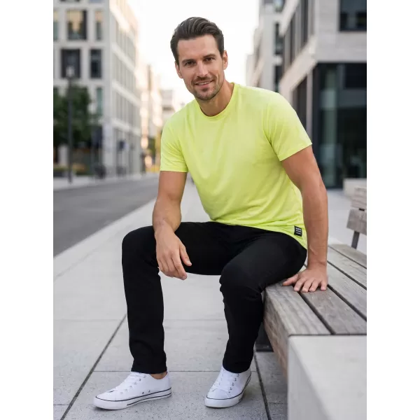  Herren-T-Shirt mit kurzen Ärmeln SAM 73 EUGENE MT 806 HELLGELB 