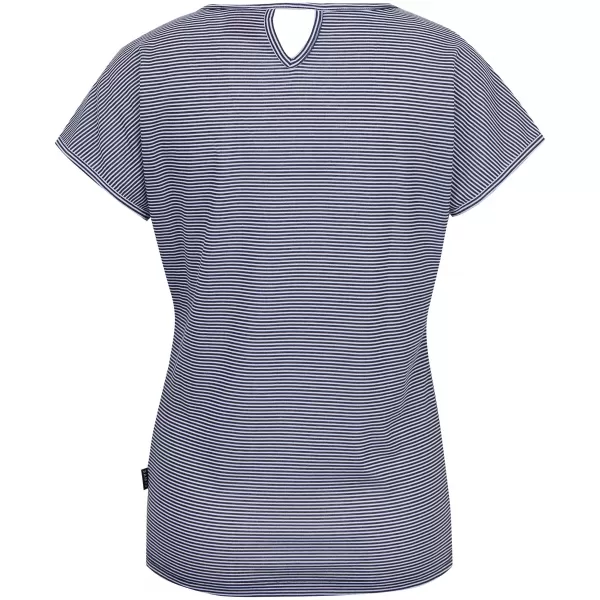  Damen-T-Shirt mit kurzen Ärmeln SAM 73 CELESTE WT 852 DUNKELBLAU 