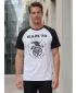 Herren-T-Shirt mit kurzen Ärmeln SAM 73 JORDAN MT 805 WEIß