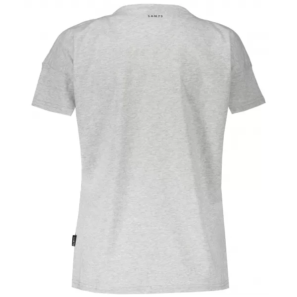  Damen-T-Shirt mit kurzen Ärmeln SAM 73 MARIE WT 848 HELLGRAU 