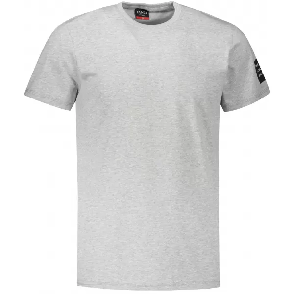  Herren-T-Shirt mit kurzen Ärmeln SAM 73 FREDDIE MT 791 HELLGRAU 