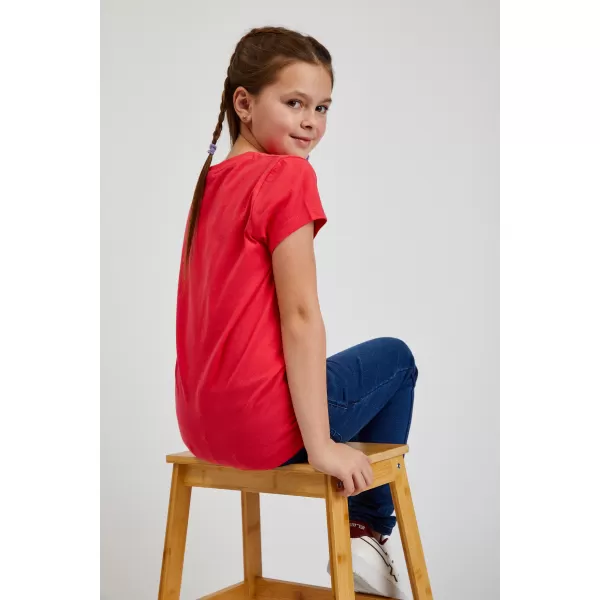  Mädchen-T-Shirt mit kurzen Ärmeln SAM 73 STEPHANIE GT 562 LEUCHTEND ROSA 