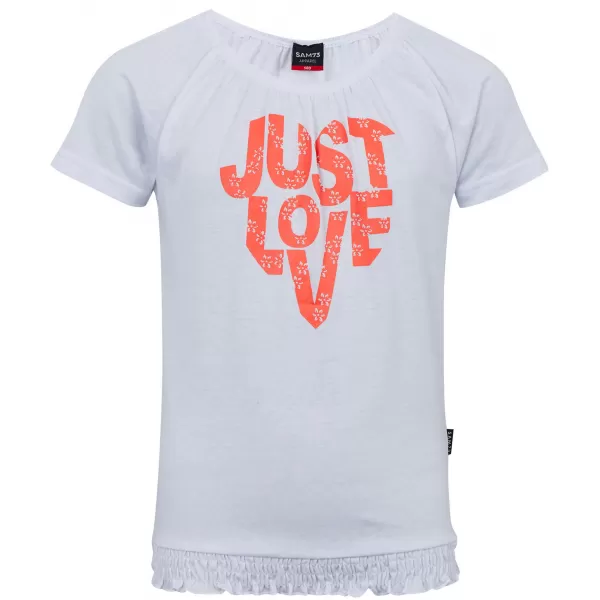  Mädchen-T-Shirt mit kurzen Ärmeln SAM 73 JAYLENE GT 565 WEIß 