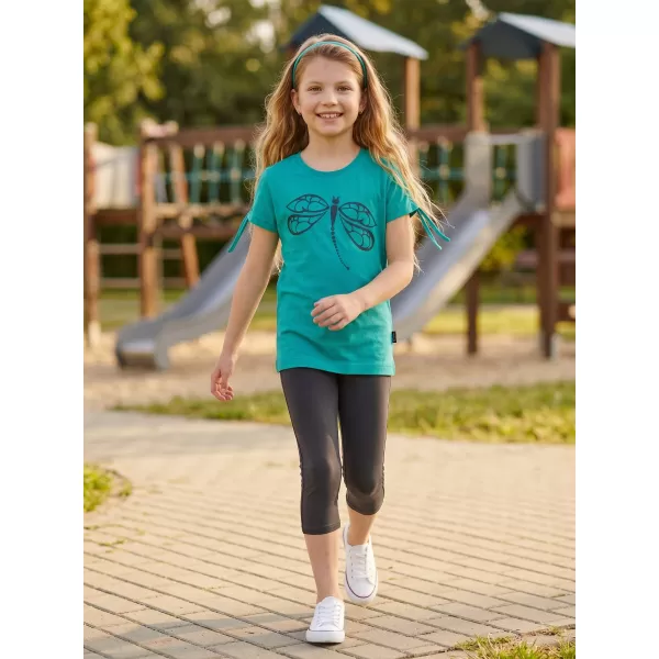  Mädchen-T-Shirt mit kurzen Ärmeln SAM 73 RAELYN GT 567 TÜRKIS 