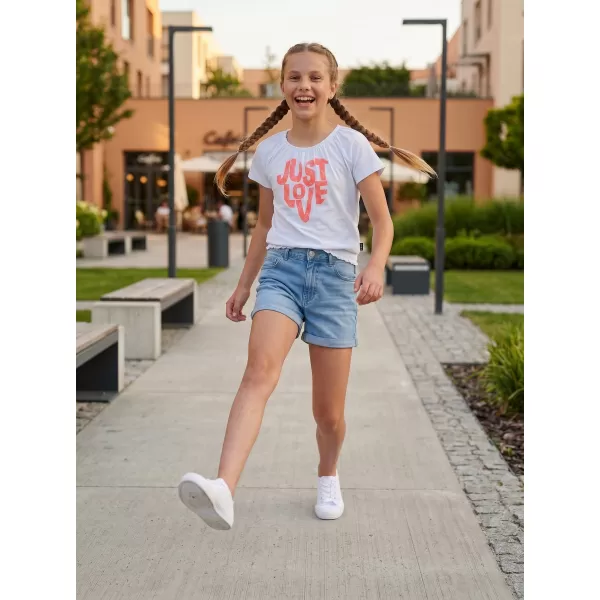  Mädchen-T-Shirt mit kurzen Ärmeln SAM 73 JAYLENE GT 565 WEIß 
