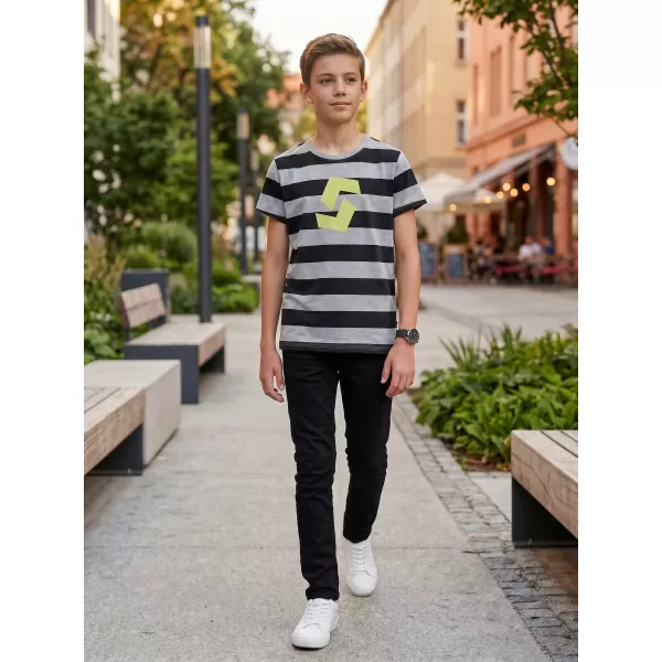  Jungen-T-Shirt mit kurzen Ärmeln SAM 73 STANLEY BT 557 HELLGRAU 