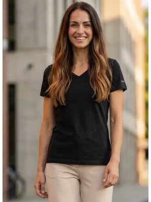 Damen-T-Shirt mit kurzen Ärmeln SAM 73 CLAUDIA WT 847 SCHWARZ