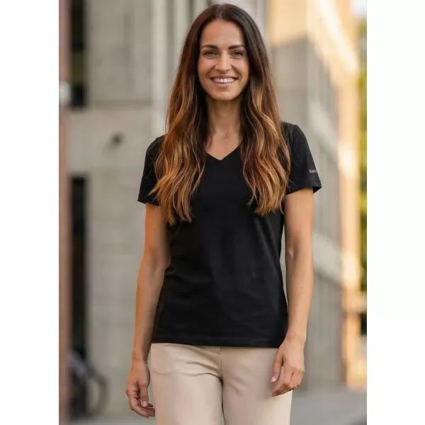  Damen-T-Shirt mit kurzen Ärmeln SAM 73 CLAUDIA WT 847 SCHWARZ 