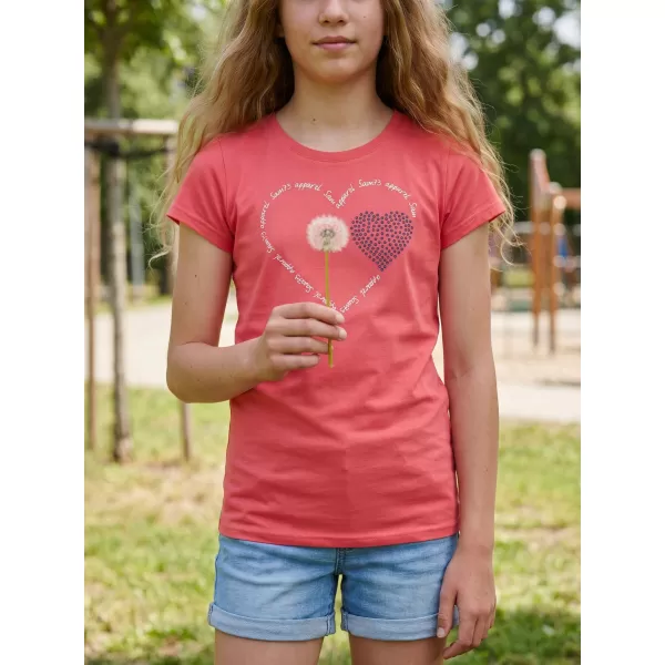  Mädchen-T-Shirt mit kurzen Ärmeln SAM 73 ALAINA GT 564 LEUCHTEND ROSA 
