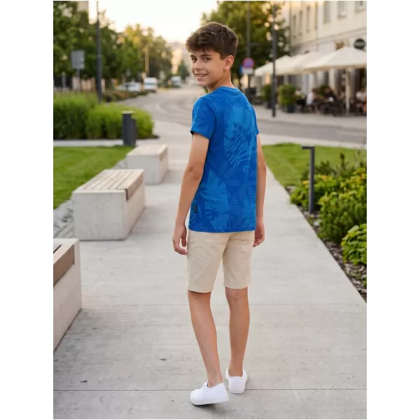  Jungen-T-Shirt mit kurzen Ärmeln SAM 73 THEODORE BT 563 LEUCHTEND BLAU 