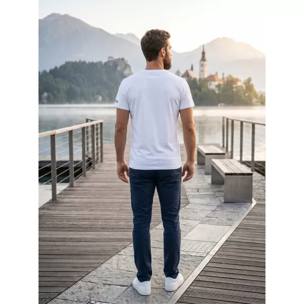  Herren t -Shirt mit kurzen Ärmeln SAM 73 LARRY MT 803 WEIß 