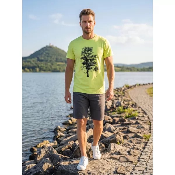  Herren-T-Shirt mit kurzen Ärmeln SAM 73 JAMES MT 790 HELLGELB 