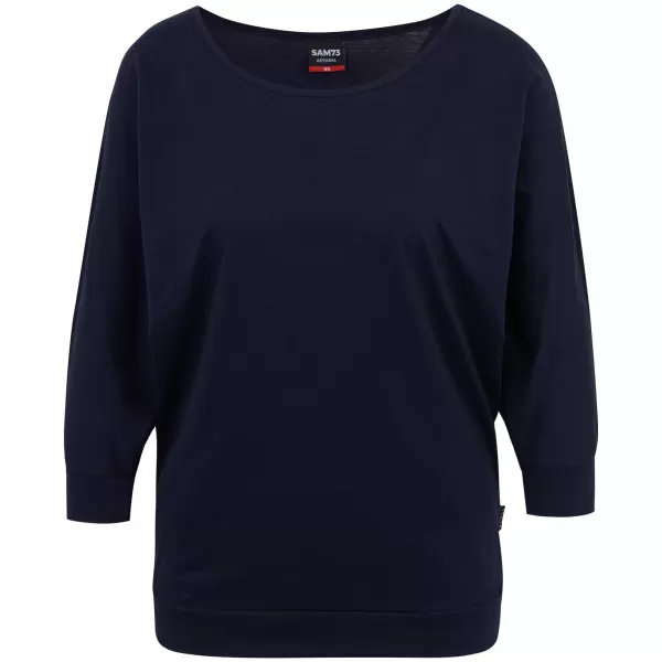  Damen-T-Shirt mit 3/4-Ärmeln SAM 73 VIVIAN WT 863 DUNKELBLAU 