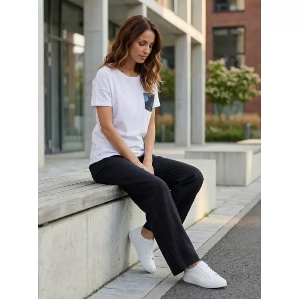  Damen-T-Shirt mit kurzen Ärmeln SAM 73 MARIE WT 848 WEIß 