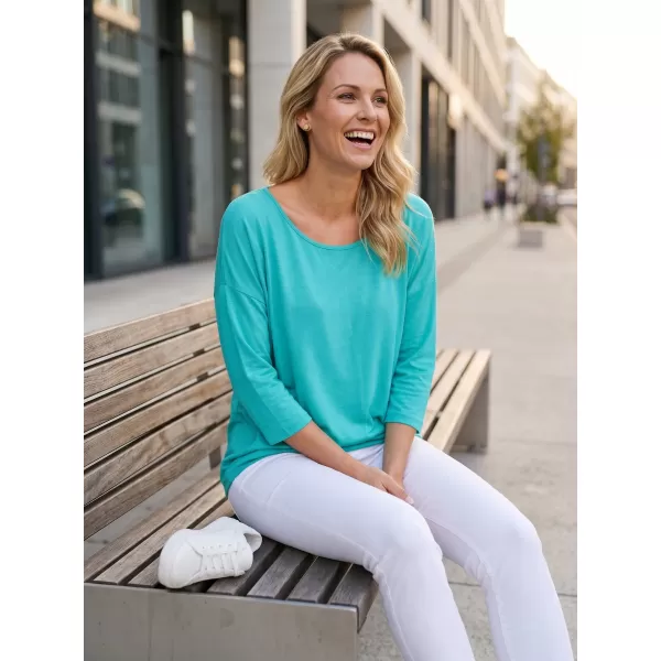  Damen-T-Shirt mit 3/4-Ärmeln SAM 73 GLADYS WT 865 NEONGRÜN 