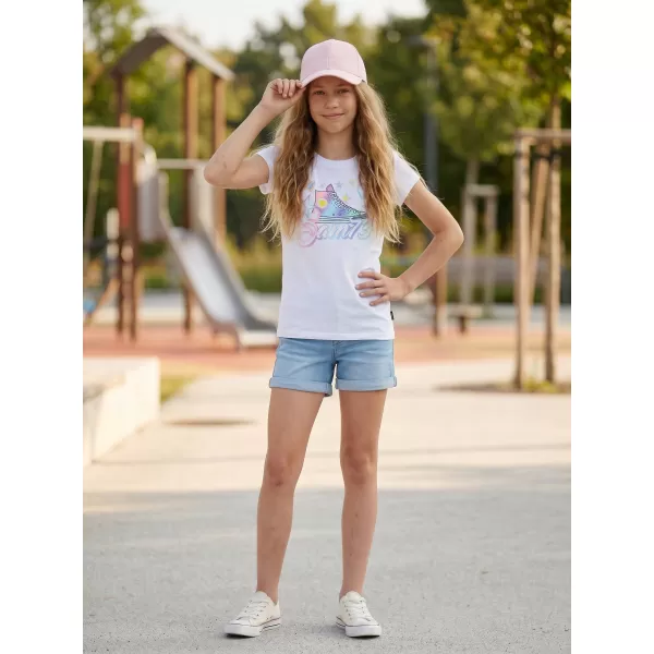  Mädchen-T-Shirt mit kurzen Ärmeln SAM 73 URSULA GT 563 WEIß 