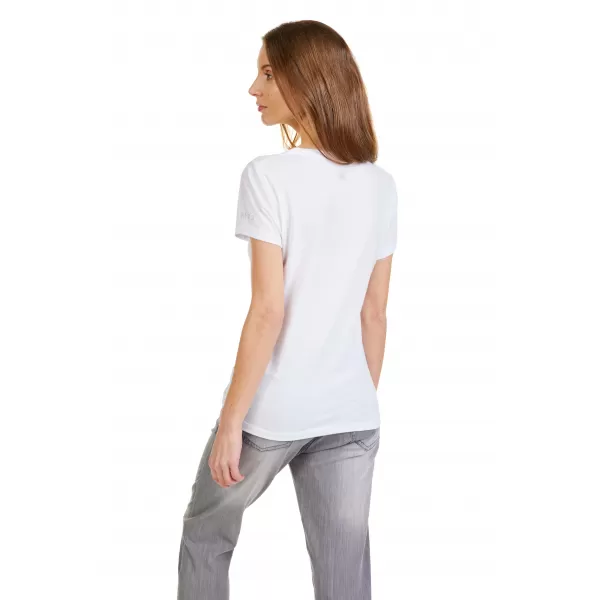  Damen-T-Shirt mit kurzen Ärmeln SAM 73 CLAUDIA WT 847 WEIß 