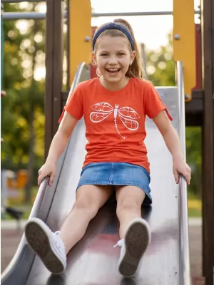Mädchen-T-Shirt mit kurzen Ärmeln SAM 73 RAELYN GT 567 ORANGE