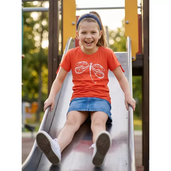  Mädchen-T-Shirt mit kurzen Ärmeln SAM 73 RAELYN GT 567 ORANGE 