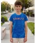 Jungen-T-Shirt mit kurzen Ärmeln SAM 73 THEODORE BT 563 LEUCHTEND BLAU
