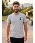 Herren-T-Shirt mit kurzen Ärmeln SAM 73 DOUGALL MT 801 HELLGRAU