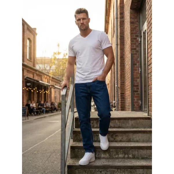  Herren-T-Shirt mit kurzen Ärmeln SAM 73 LEONARD MT 793 WEIß 
