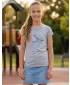 Mädchen-T-Shirt mit kurzen Ärmeln SAM 73 URSULA GT 563 HELLGRAU