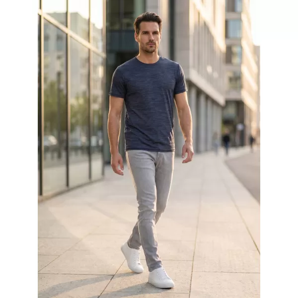  Herren t -Shirt mit kurzen Ärmeln SAM 73 EUGENE MT 806 DUNKELBLAU 