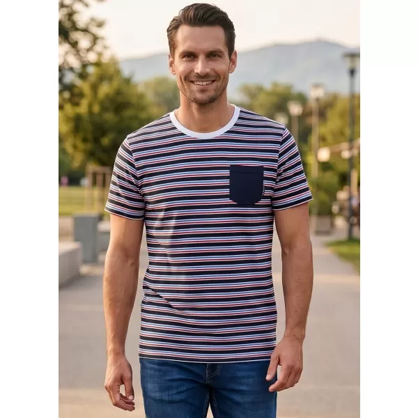  Herren-T-Shirt mit kurzen Ärmeln SAM 73 MARTIN MT 794 WEIß 