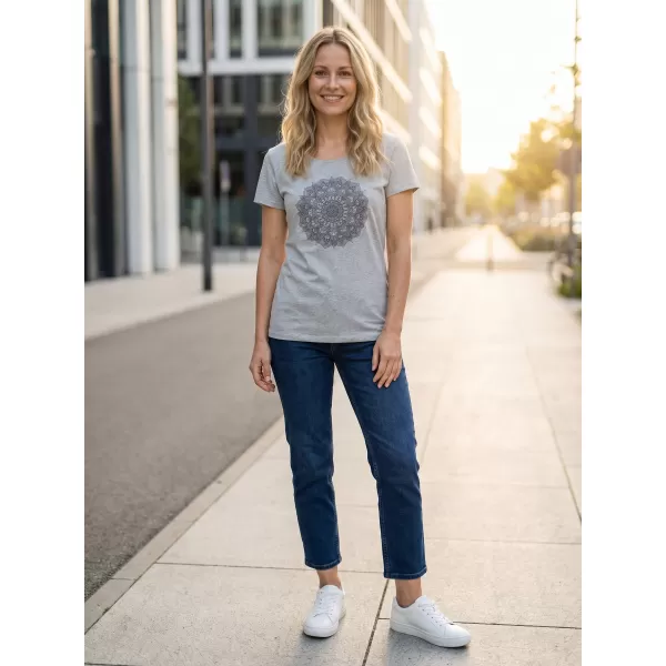  Frauen t -Shirt mit kurzen Ärmeln SAM 73 DEBORAH WT 845 HELLGRAU 