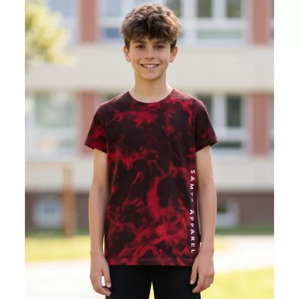 Jungen-T-Shirt mit kurzen Ärmeln SAM 73 SYLVESTER BT 559 ROT 