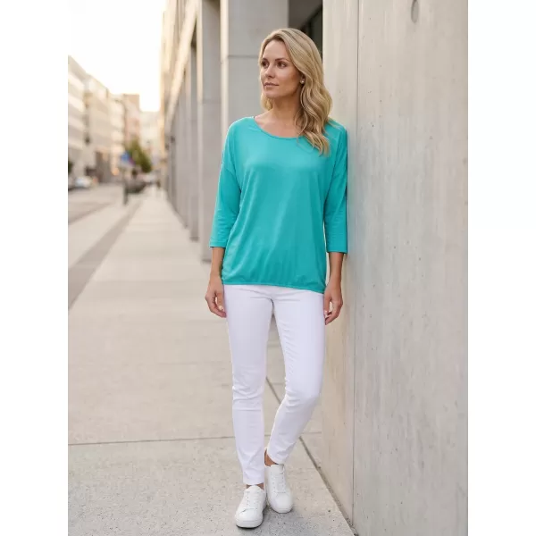  Damen-T-Shirt mit 3/4-Ärmeln SAM 73 GLADYS WT 865 NEONGRÜN 
