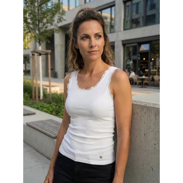  Damen-Tanktop KIXMI NAKEA WEIß 