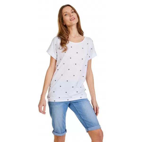  Frauen t -Shirt mit kurzen Ärmeln SAM 73 ROXANNE WT 856 WEIß 