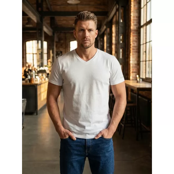  Herren-T-Shirt mit kurzen Ärmeln SAM 73 LEONARD MT 793 WEIß 